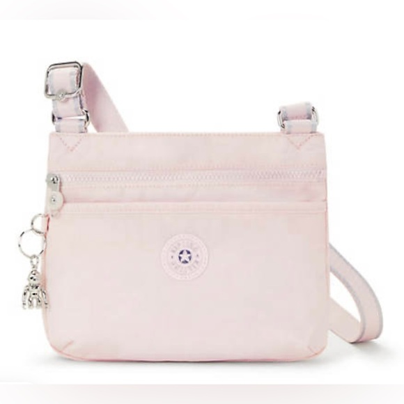 NWT Kipling Emmylou Small Crossbody Bag Orchid Pink 9.75''L x 8.5''H x 2.72”D - Picture 1 of 13